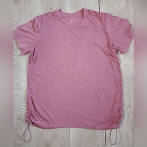 Pink Waist Cinched Shirt 🩷